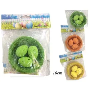 Uskršnji set jaja u korpici 10cm