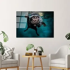 UV-166 Dekorativna Slika na Kaljenom Staklu, Višebojna, 70 x 100 cm