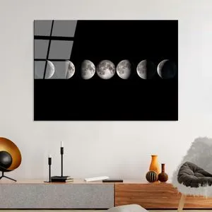 UV-187 Dekorativna Slika na Kaljenom Staklu, 70 x 100 cm, Šareni Motivi