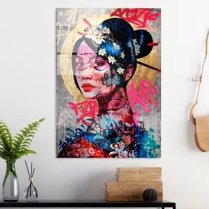 UV-726 Dekorativna Slika na Kaljenom Staklu, 70 x 100 cm, Višebojna