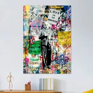 UV-781 Dekorativna Slika na Kaljenom Staklu, Višebojna, 70 x 100 cm