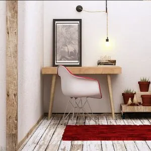 Valencia - Oak Oak
White Study Desk