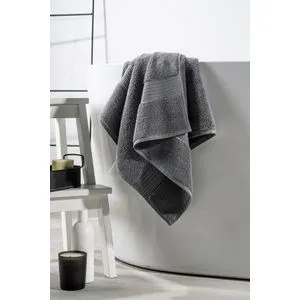 Valencia Wash - Dark Grey Dark Grey Wash Towel