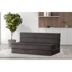 Valeria - Anthracite Anthracite 2-Seat Sofa-Bed