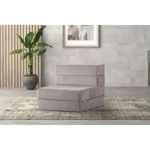 Valeria - Light Grey Light Grey 1-Seat Sofa-Bed