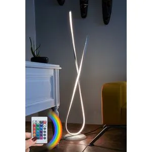 Van Gogh White - Multicolor Multicolor Floor Lamp