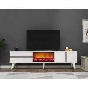 Vania Fireplace - White, Silver White
Silver TV Stand