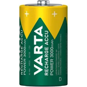 VARTA-56720B Tip D HR20 1,2V 3000mAh, Punjiva NiMH baterija PAK2
