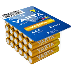 Varta Longlife alkalna baterija LR03 box24, AAA, 24 kom u pakovanju