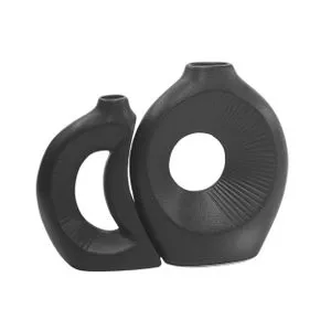Vaza SET 2/1 BUCO TWIN YM-F039B 21cm - Black - N43