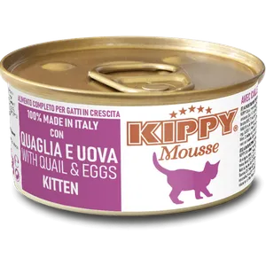 VBBC Kippy mus vlažna hrana za mačiće sa prepelicom i jajima 85g