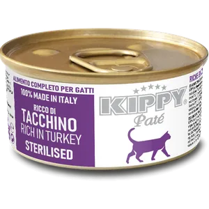 VBBC Kippy pate vlažna hrana za sterilisane mačke u konzervi - ćuretina 85g