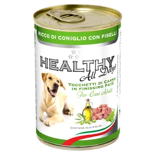 VBBD Healthy All Days pate vlažna hrana za pse - zečetina i grašak 400g
