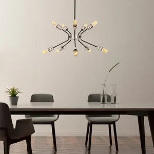 Ve - 3831 Black
Nickel Chandelier