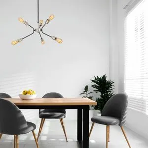 Ve - 3841 Black
Nickel Chandelier