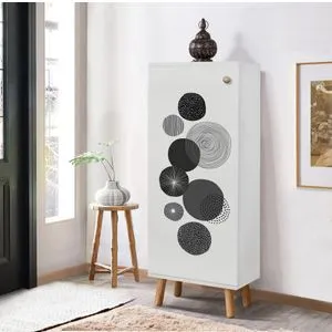 Vegas - B 941 White Shoe Cabinet