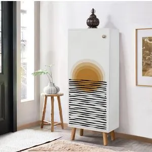 Vegas - B 945 White Shoe Cabinet