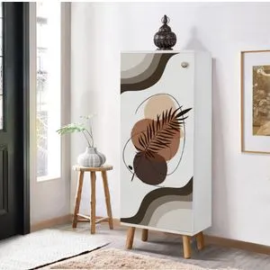 Vegas - B 955 White Shoe Cabinet