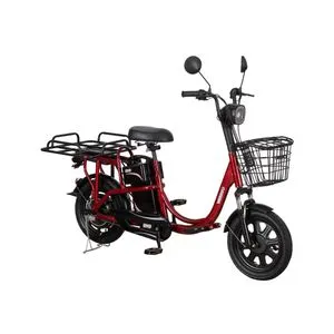 Veneco Električni Bicikl Uno Crveni Cargo