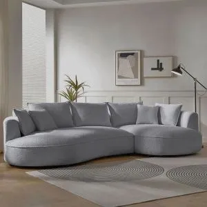Venedik Desni - Sivi Ugaoni Sofa