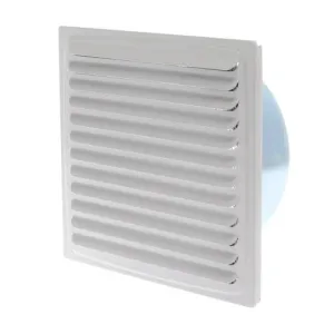Ventilaciona rešetka C150x150/Ø110mm Bela 7935