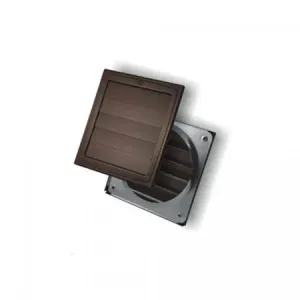 Ventilaciona rešetka C150x150/Ø125mm Braon 8150