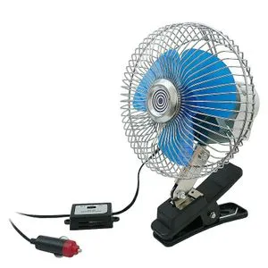VENTILATOR ZA KOLA 12V 8" ŠTIPALJKA