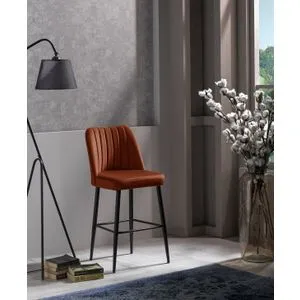 Vento - Tile Red Tile Red
Black Bar Stool Set (2 Pieces)