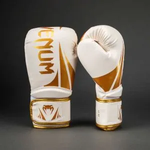 Venum Challenger 2.5 Rukavice za Boks Belo/Zlatne 12OZ