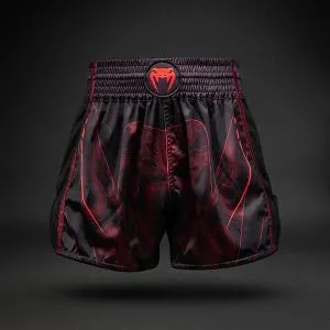 Venum Spectre Muay Thai Šorc Crno/Crveni XXL