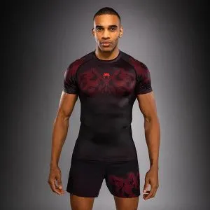 Venum Spectre Rashguard Kratki Rukav Crno/Crveni M