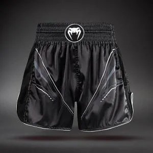 Venum Streamline Muay Thai Šorc Crno/Beli XXL