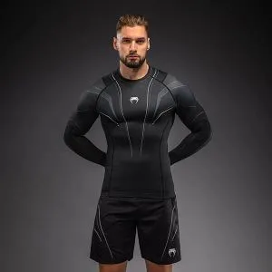 Venum Streamline Rashguard Dugi Rukav Crno/Beli M