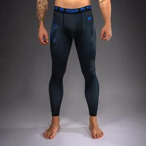 Venum Thunder Dragon Muške Helanke Crne/Royal Blue XXL