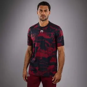Venum UFC Zenith Authentic Fight Week Majica Kratki Rukav Camo Burgundy XXL