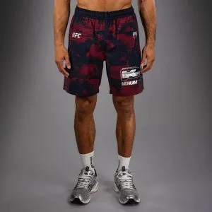 Venum UFC Zenith Authentic Fight Week Trening Šorc Camo Burgundy L