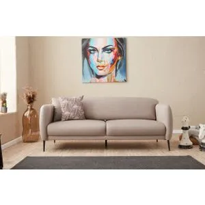 Venus 3-Seat - Cream Cream 3-Seat Sofa-Bed