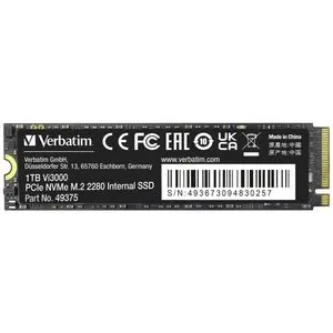 Verbatim Vi3000 1 TB NVMe/PCIe M.2 internal SSD PCIe NVMe 3.0 x4 Retail 49375