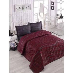 Verda - Claret Red Claret Red
Anthracite King Quilted Bedspread Set (FR)