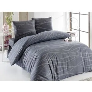 Verda - Grey Grey King Quilt Cover Set (FR)
