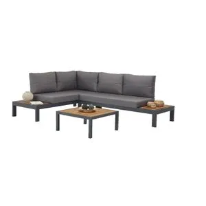 Verona Wood Multicolor Garden Lounge Set