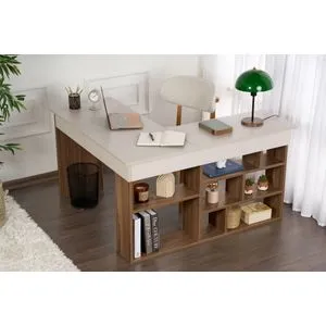 Vesper - Cashmere, Walnut Cashmere
Walnut Study Desk