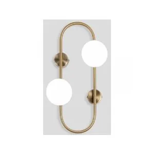 VESTA 385 ZIDNA LAMPA 2XG9 MESING