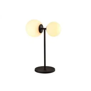 VESTA 432 STONA LAMPA 1*E27/1*E14 MAT CRNA