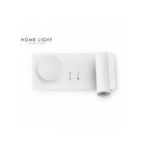 VESTA 478 ZIDNA LAMPA 3W+3W 3000K BELA