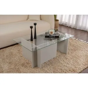 Vetrino - Grey Grey Coffee Table