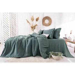 Vetro - Khaki Dvostrani Set Posteljine