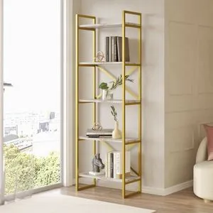 Vg3-Ge Marble 
Gold Bookshelf