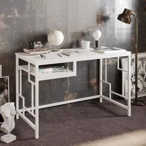 Victory - White White Study Desk