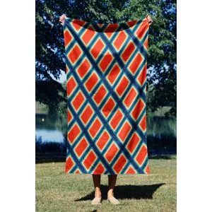 Višebojni Peškir za Plažu Red Boxes 90